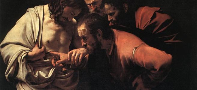 Incredulità di san Tommaso di Caravaggio